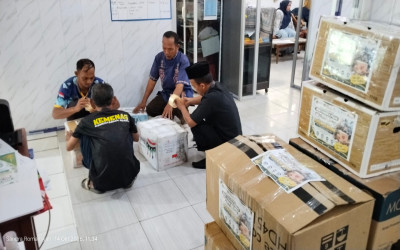 Keluarga Besar MAN 1 Pangkalpinang Galang Donasi untuk Korban Kebakaran Dusun Serdang