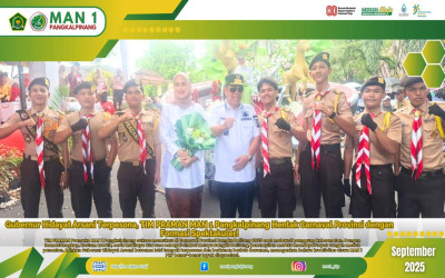 Gubernur Hidayat Arsani Terpesona, TIM PRAMAN MAN 1 Pangkalpinang Hentak Carnaval Provinsi dengan Formasi Spektakuler!