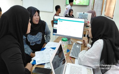 MAN 1 Pangkalpinang Perkuat Integritas PMBM 2026 melalui Sistem Pendaftaran Objektif dan Transparan