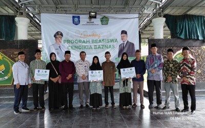Membanggakan, Tiga Generasi Unggul MAN 1 Pangkalpinang Raih Beasiswa Cendekia BAZNAS