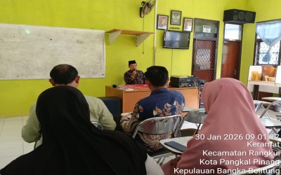 Wakakur dan Tim Kurikulum Mantapkan Kokurikuler Kelas X dan XI MAN 1 Pangkalpinang