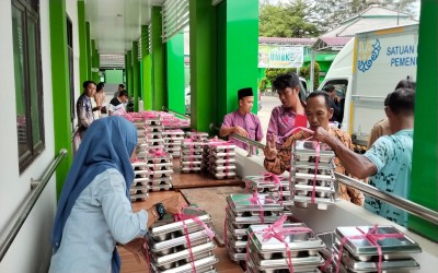 Program MBG Resmi Dimulai di MAN 1 Pangkalpinang, Bangun Pola Hidup Sehat dan Disiplin Siswa